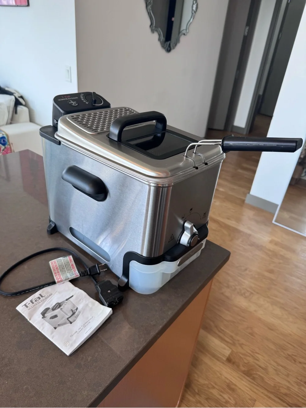 T-FAL Ultimate EZ Clean Deep Fryer 3.5 Liters, Oil Filtration System